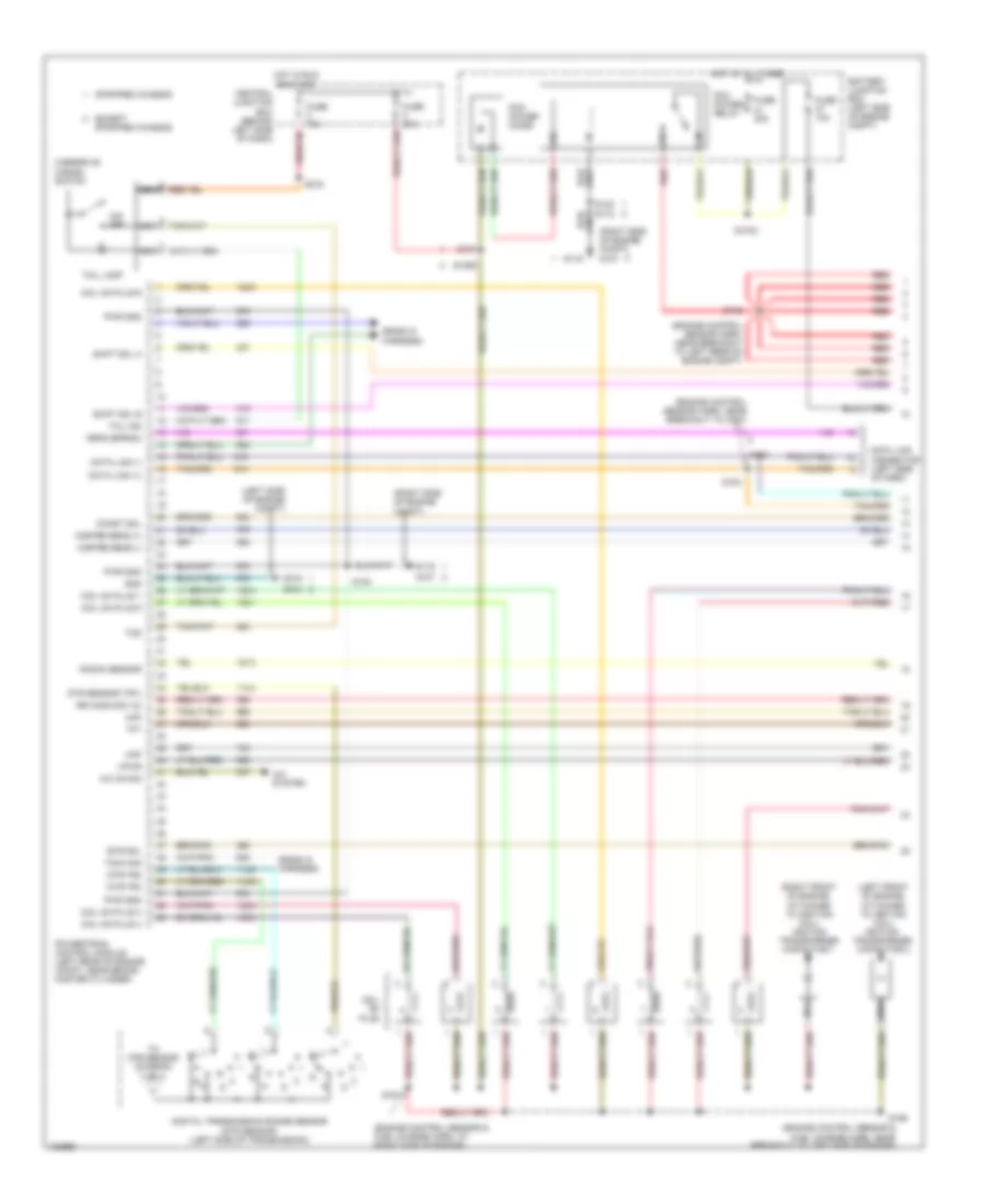 5.4L, Engine Performance Wiring Diagram (1 of 4) for Ford Econoline E150 2004