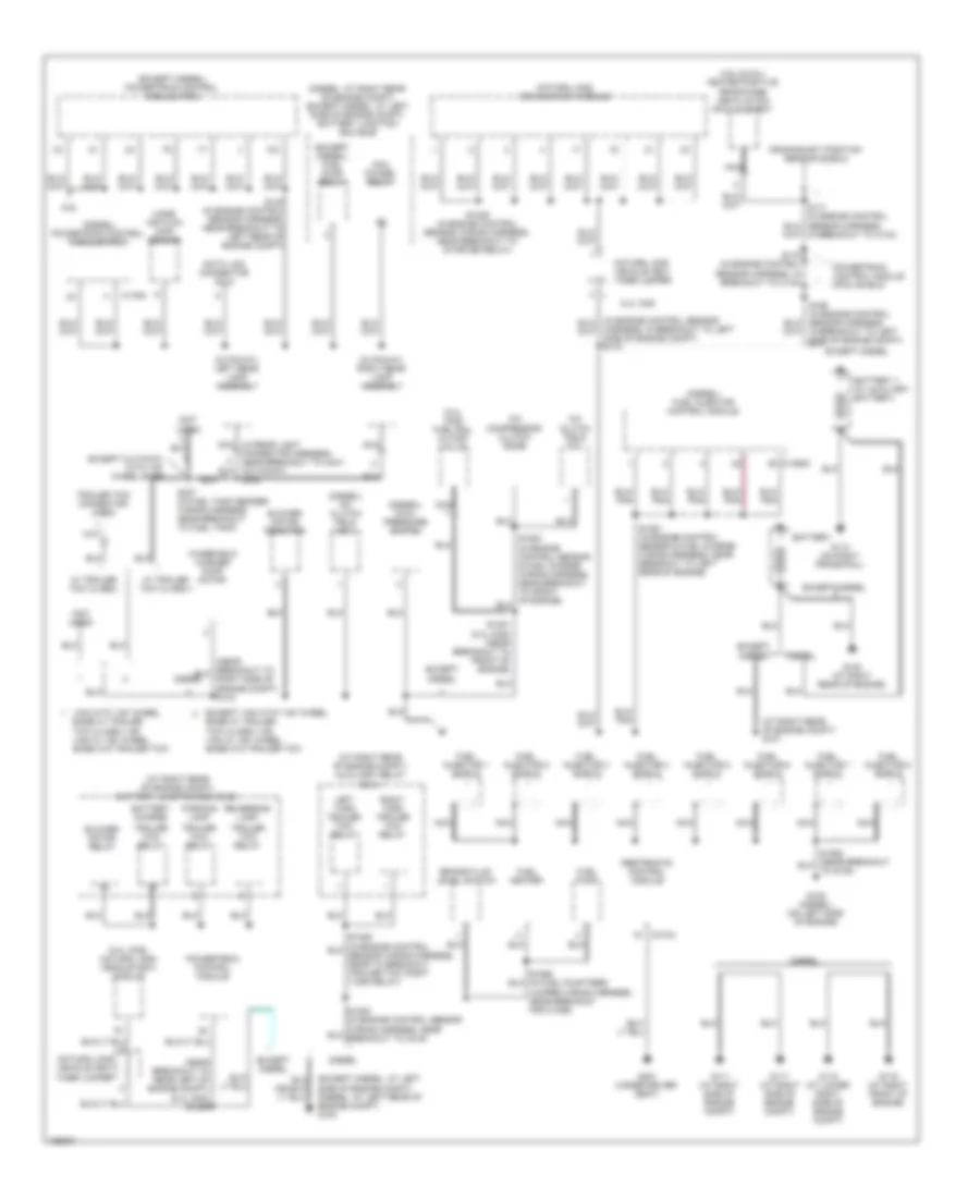 Ground Distribution Wiring Diagram 1 of 3 for Ford Econoline E150 2004