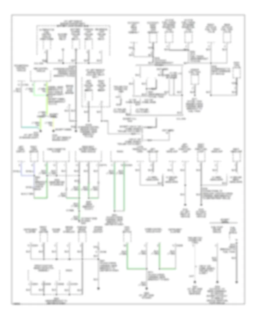 Ground Distribution Wiring Diagram 2 of 3 for Ford Econoline E150 2004