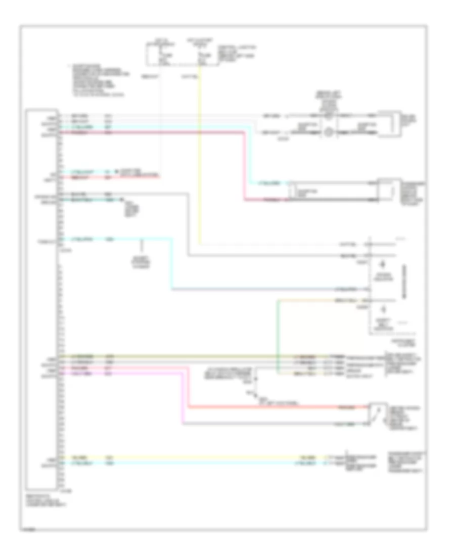 Supplemental Restraints Wiring Diagram for Ford Econoline E150 2004