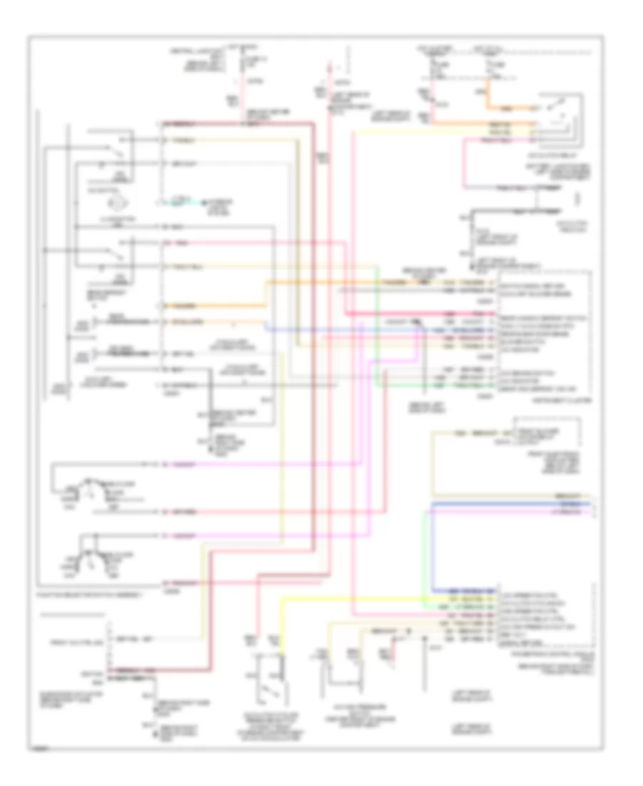 Manual AC Wiring Diagram (1 of 2) for Ford Windstar SE 2002