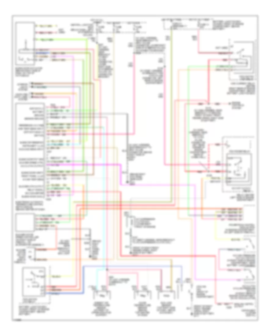 Automatic A C Wiring Diagram for Ford Crown Victoria LX 2001