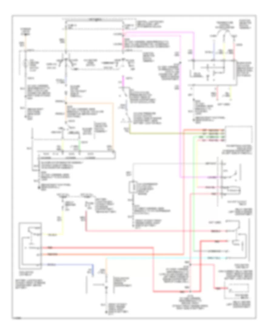Manual AC Wiring Diagram for Ford Crown Victoria LX 2001