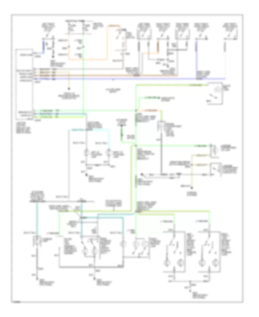 Courtesy Lamps Wiring Diagram for Ford Crown Victoria LX 2001