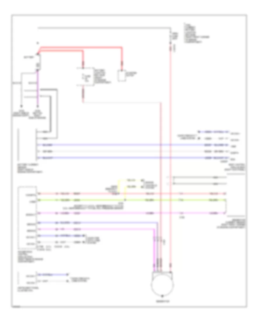 3 5L Charging Wiring Diagram for Ford Pickup F350 Super Duty 2011