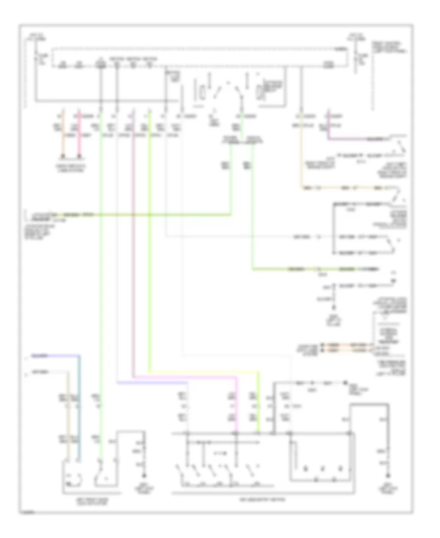 Forced Entry Wiring Diagram, without Intelligent Access (2 of 2) for Ford Edge Limited 2014