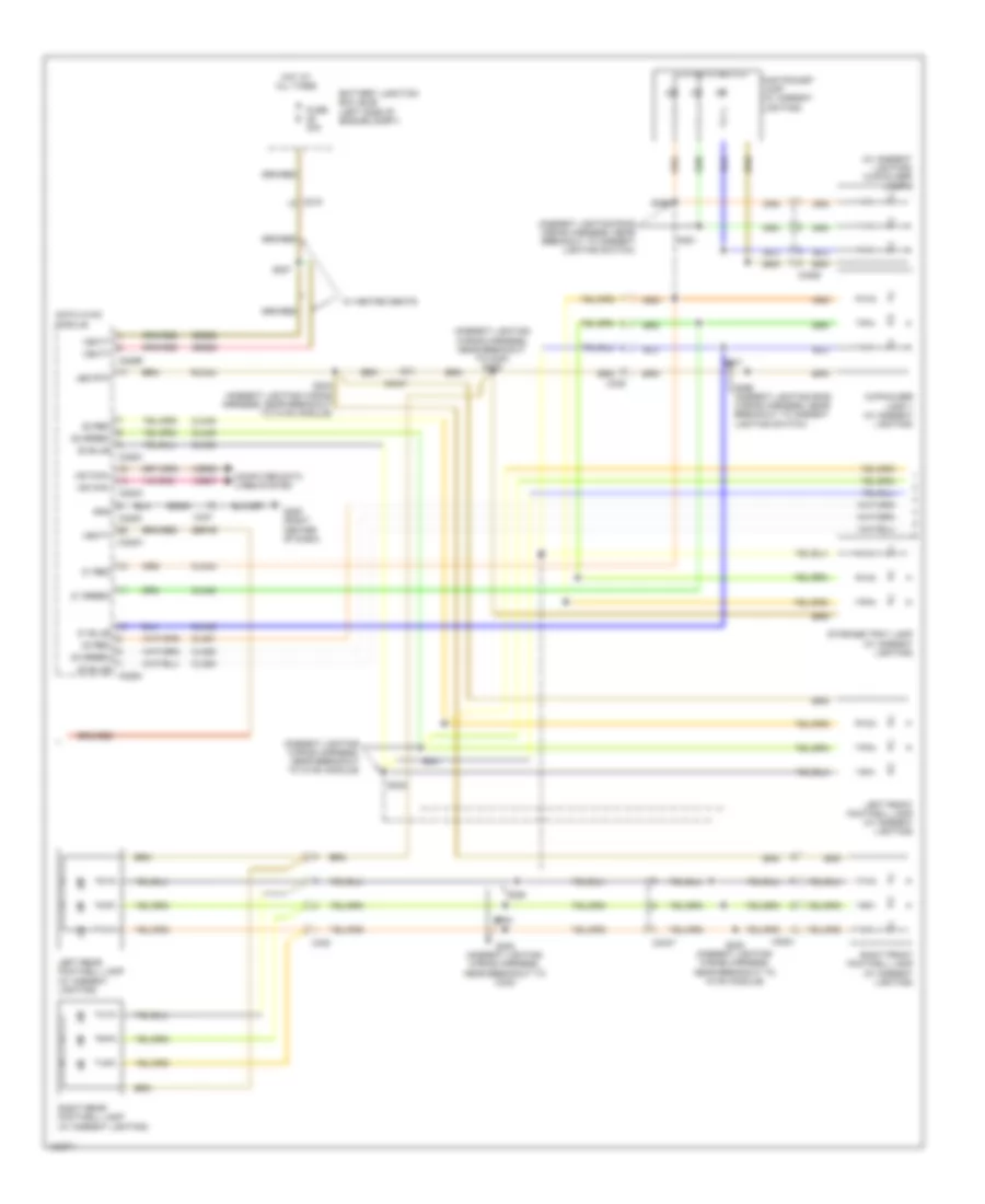 Courtesy Lamps Wiring Diagram 2 of 3 for Ford Edge Limited 2014