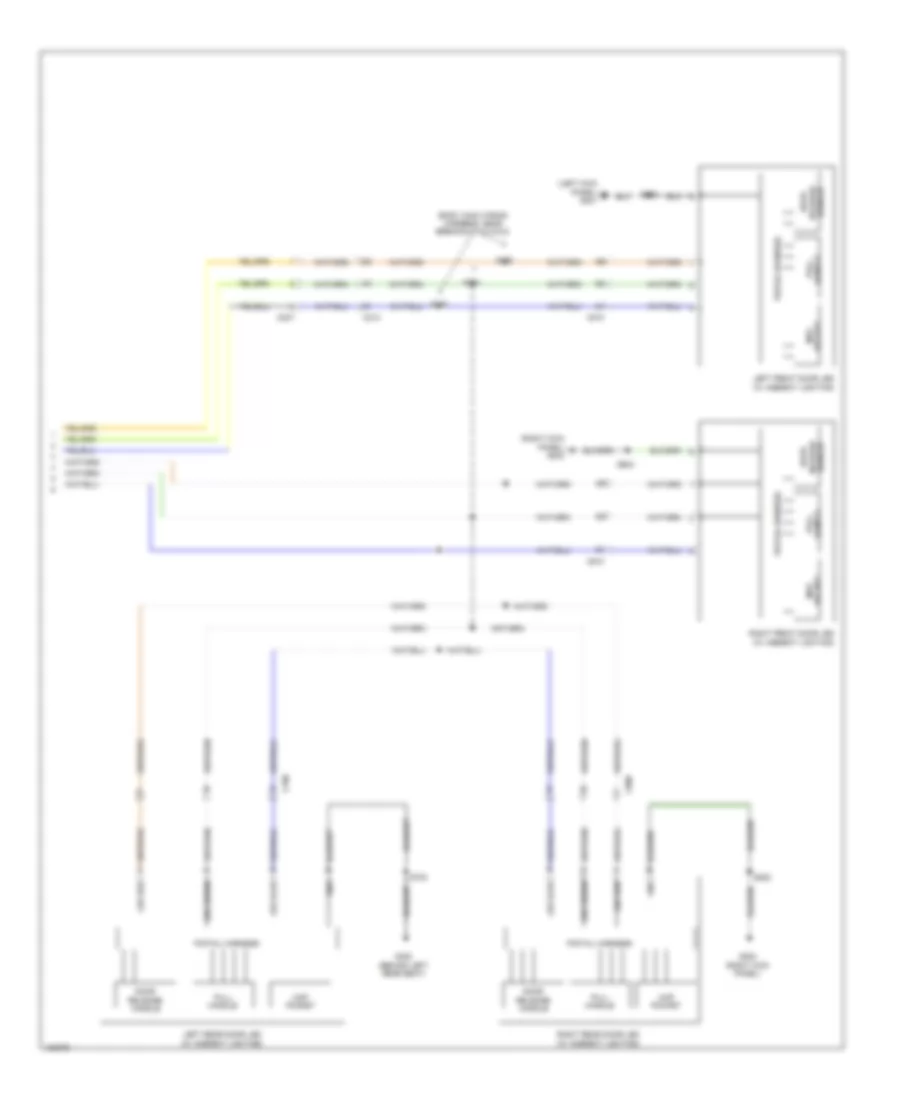 Courtesy Lamps Wiring Diagram (3 of 3) for Ford Edge Limited 2014