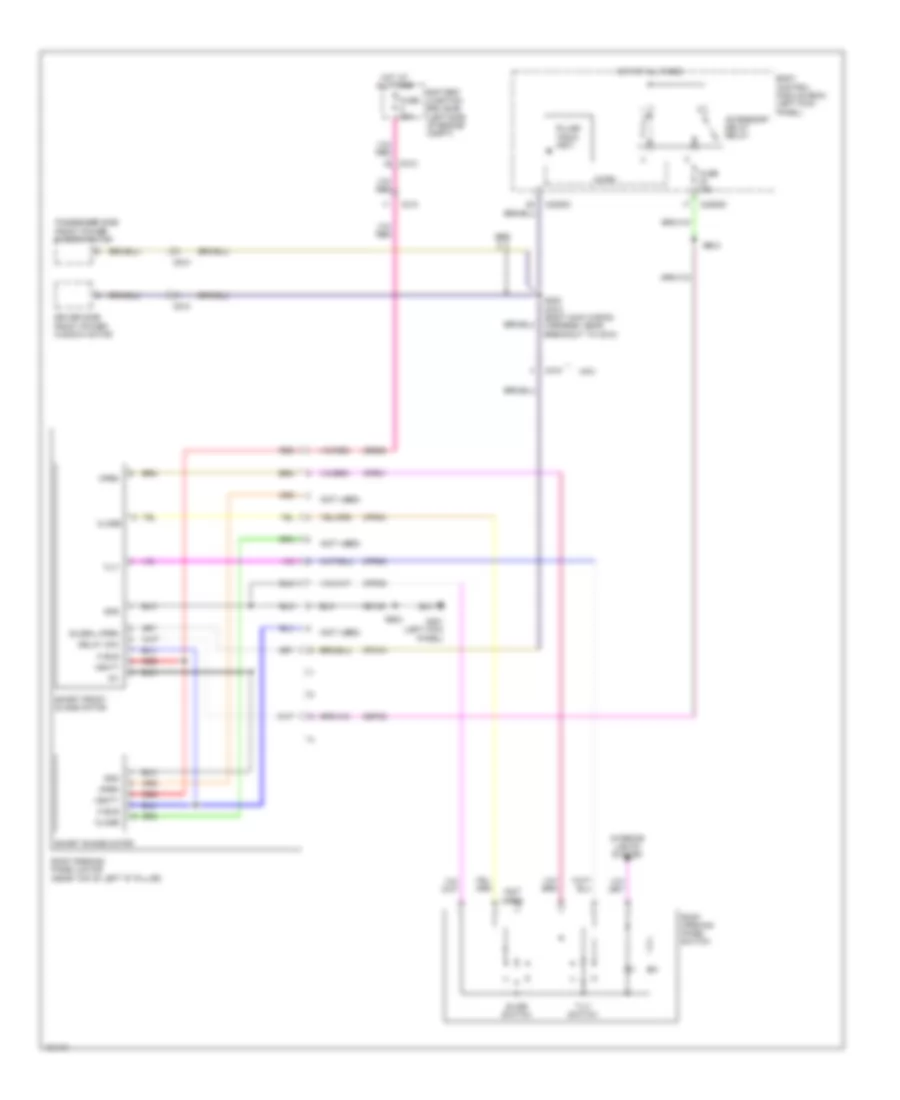 Power Top Sunroof Wiring Diagram for Ford Edge Limited 2014