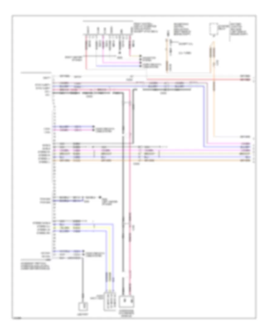 SYNC Radio Wiring Diagram, with SYNC GEN 1 (1 of 2) for Ford Edge Limited 2014