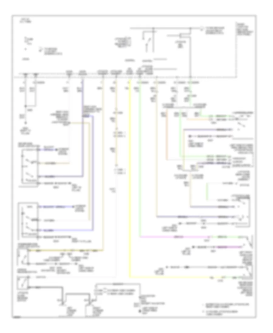 Forced Entry Wiring Diagram 1 of 2 for Ford Expedition EL King Ranch 2013