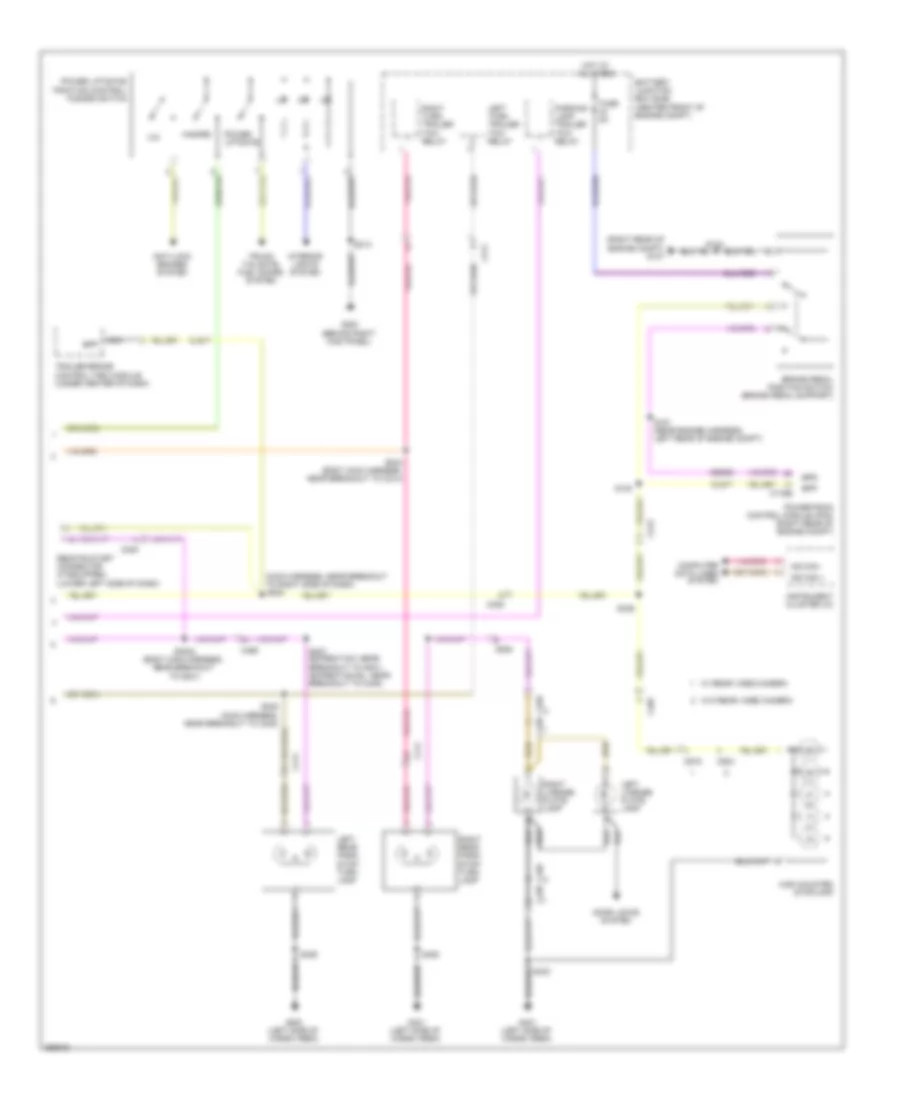 Exterior Lamps Wiring Diagram 2 of 2 for Ford Expedition EL King Ranch 2013