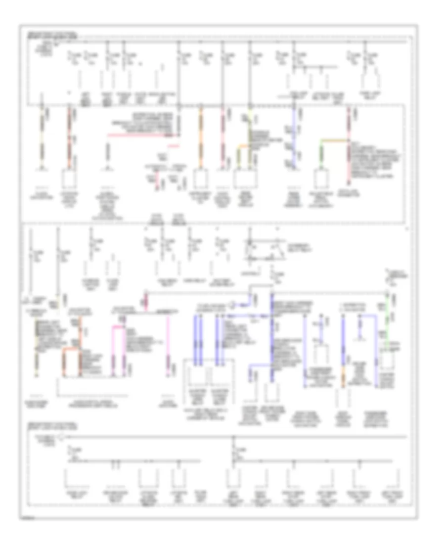 Power Distribution Wiring Diagram 3 of 5 for Ford Expedition EL King Ranch 2013
