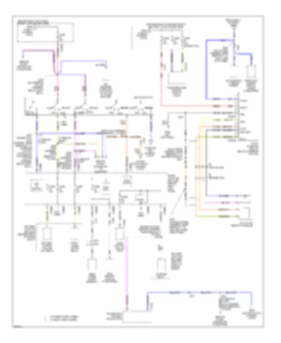 Power Distribution Wiring Diagram 4 of 5 for Ford Expedition EL King Ranch 2013
