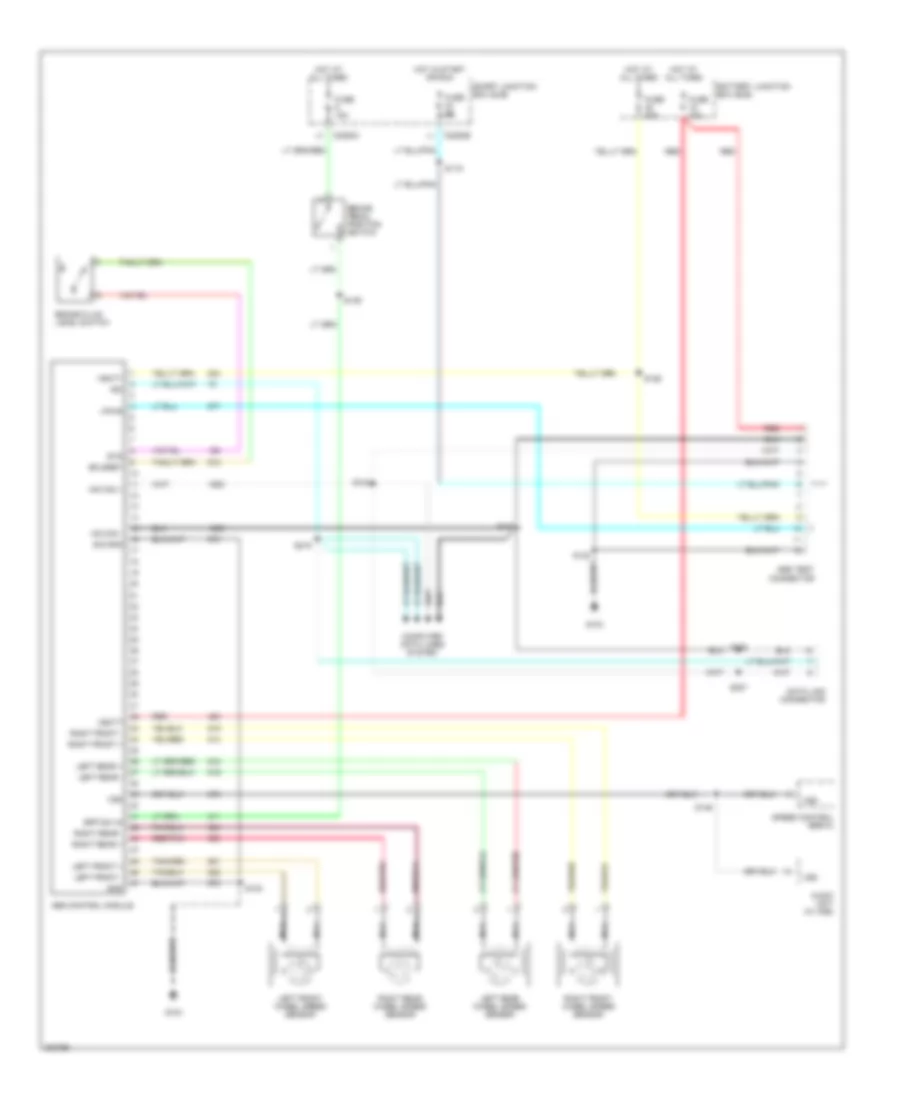 Anti lock Brakes Wiring Diagram Except Hybrid for Ford Escape Hybrid 2005