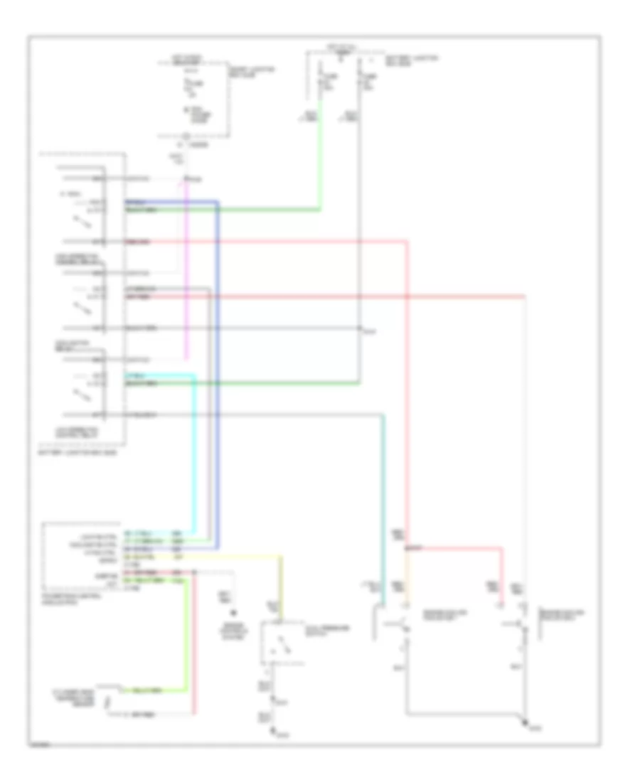 2 3L Cooling Fan Wiring Diagram Except Hybrid for Ford Escape Hybrid 2005