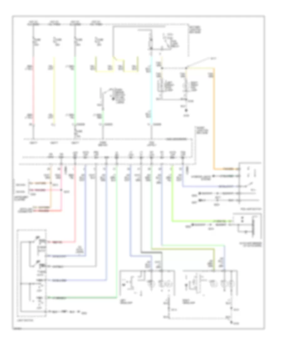 Headlights Wiring Diagram Except Hybrid for Ford Escape Hybrid 2005