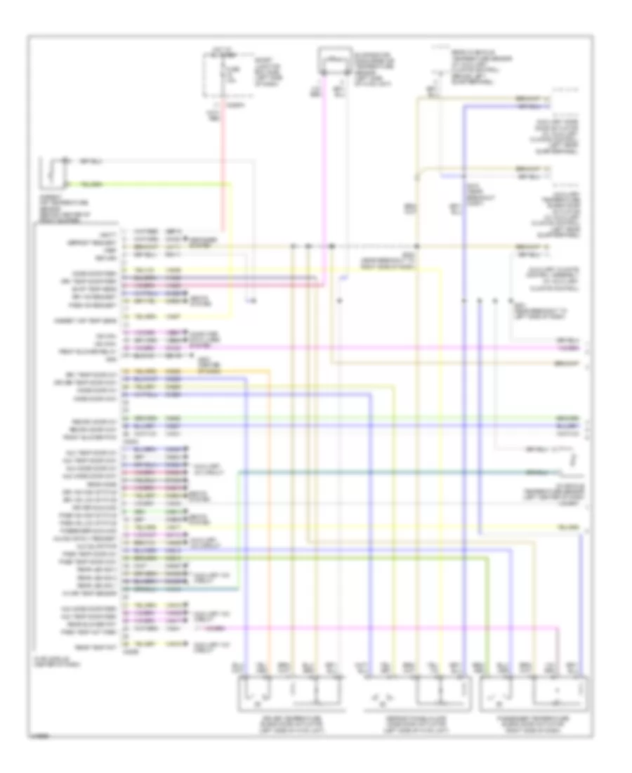 Automatic A C Wiring Diagram 1 of 2 for Ford Flex Limited 2010