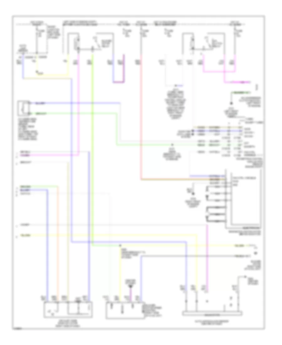 Automatic A C Wiring Diagram 2 of 2 for Ford Flex Limited 2010