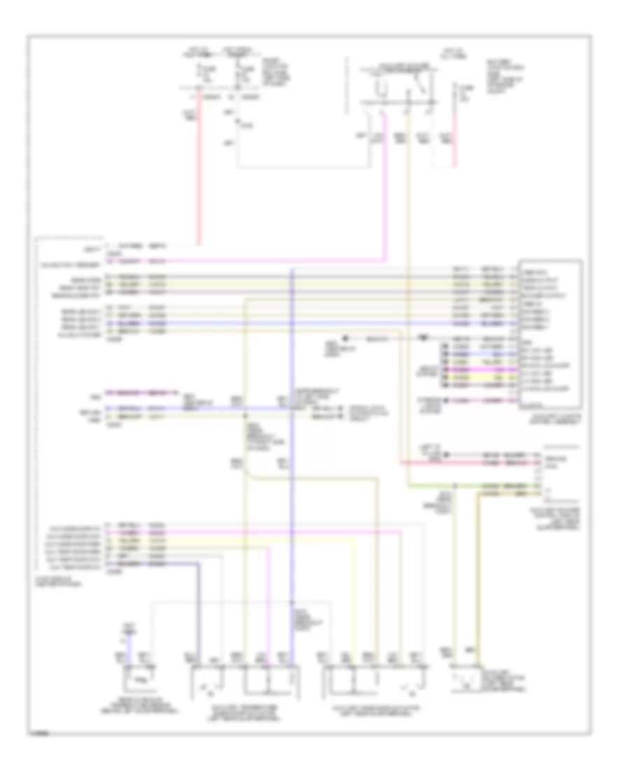 Auxiliary Blower Wiring Diagram for Ford Flex Limited 2010