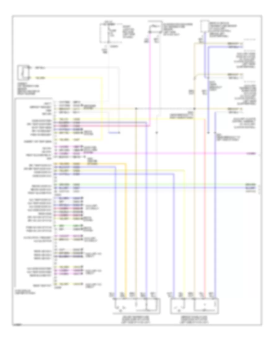 Manual AC Wiring Diagram (1 of 2) for Ford Flex Limited 2010