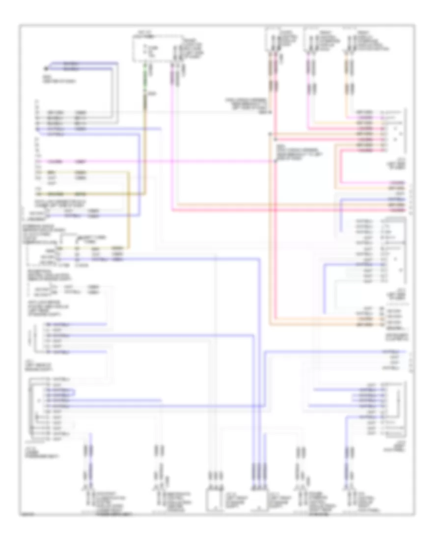 Computer Data Lines Wiring Diagram 1 of 2 for Ford Flex Limited 2010