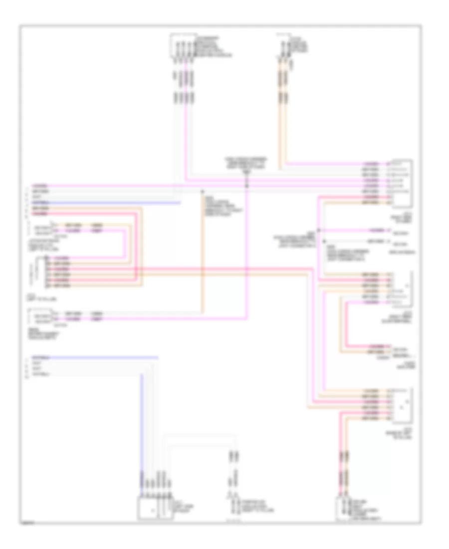 Computer Data Lines Wiring Diagram 2 of 2 for Ford Flex Limited 2010