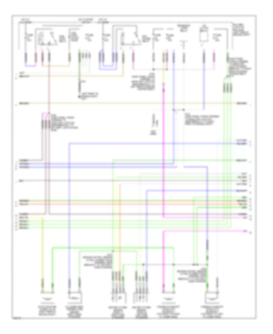 3.5L, Engine Performance Wiring Diagram (3 of 6) for Ford Flex Limited 2010