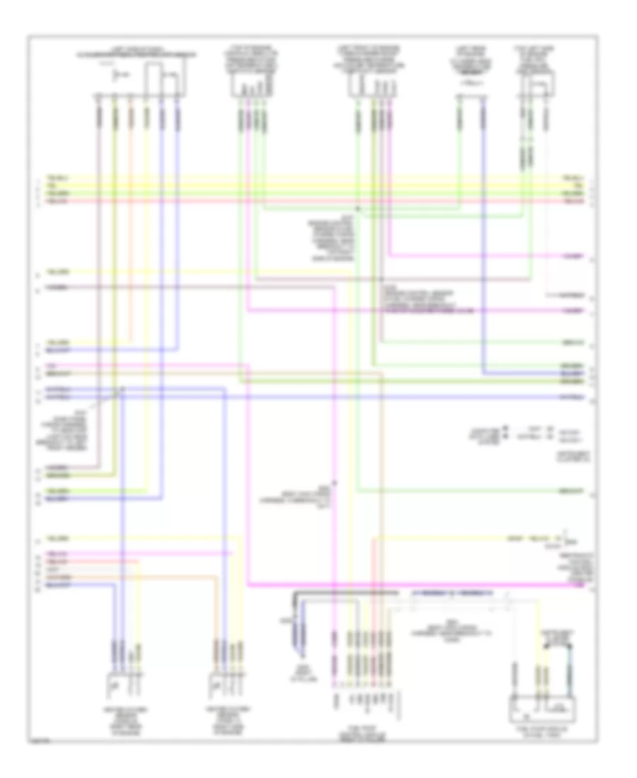 3.5L Twin Turbo, Engine Performance Wiring Diagram (4 of 6) for Ford Flex Limited 2010