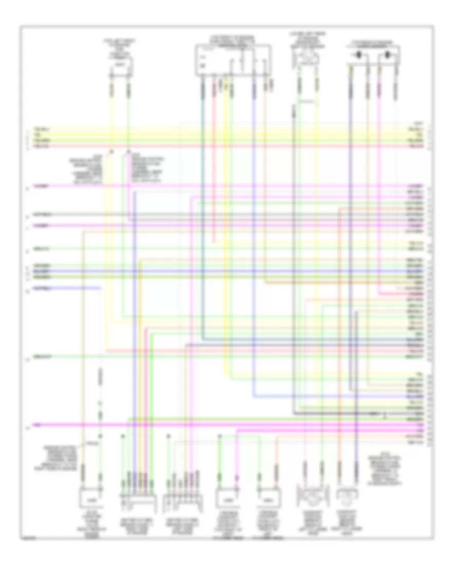 3.5L Twin Turbo, Engine Performance Wiring Diagram (5 of 6) for Ford Flex Limited 2010