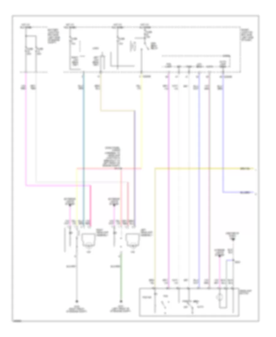 Headlights Wiring Diagram with High Intensity Gas Discharge Headlights 1 of 2 for Ford Flex Limited 2010