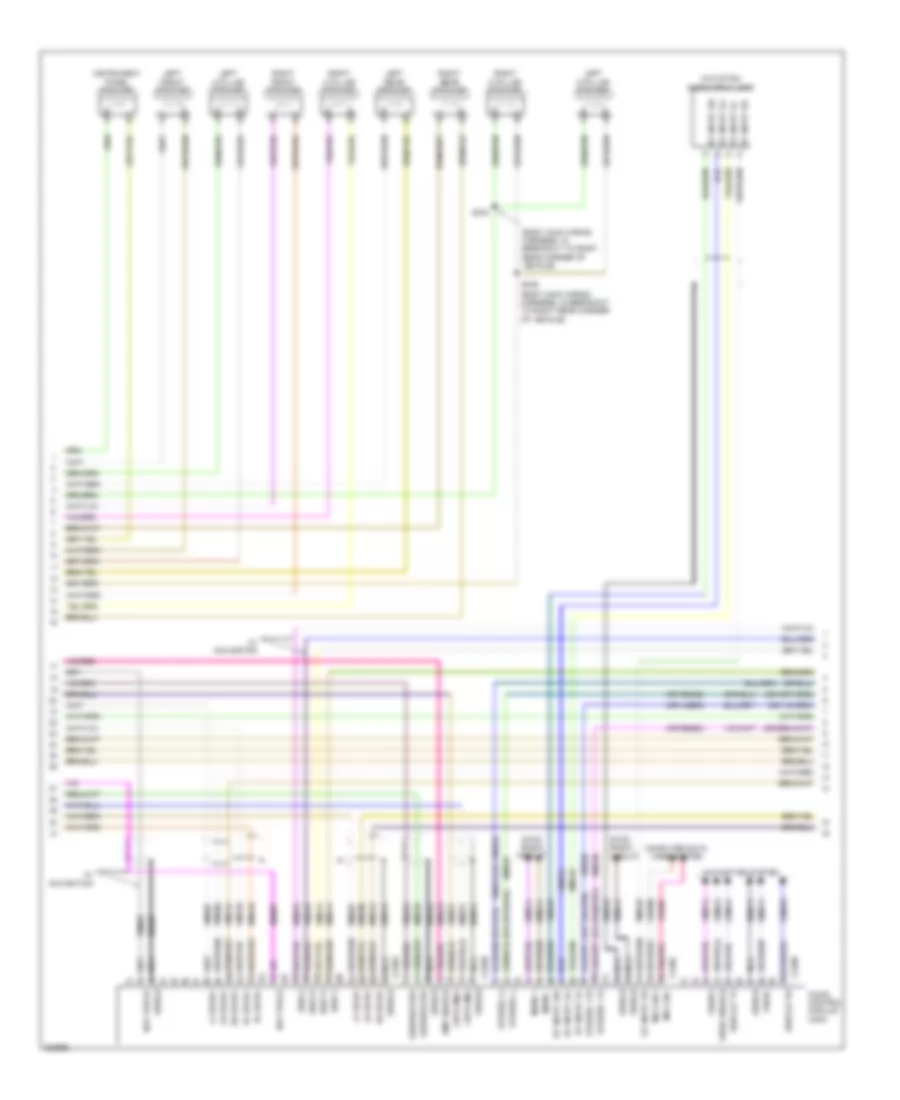 Navigation Wiring Diagram 2 of 3 for Ford Flex Limited 2010