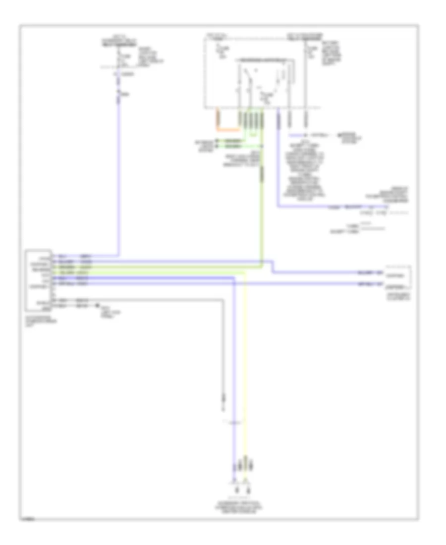 Electrochromic Mirror Wiring Diagram with Microphone for Ford Flex Limited 2010