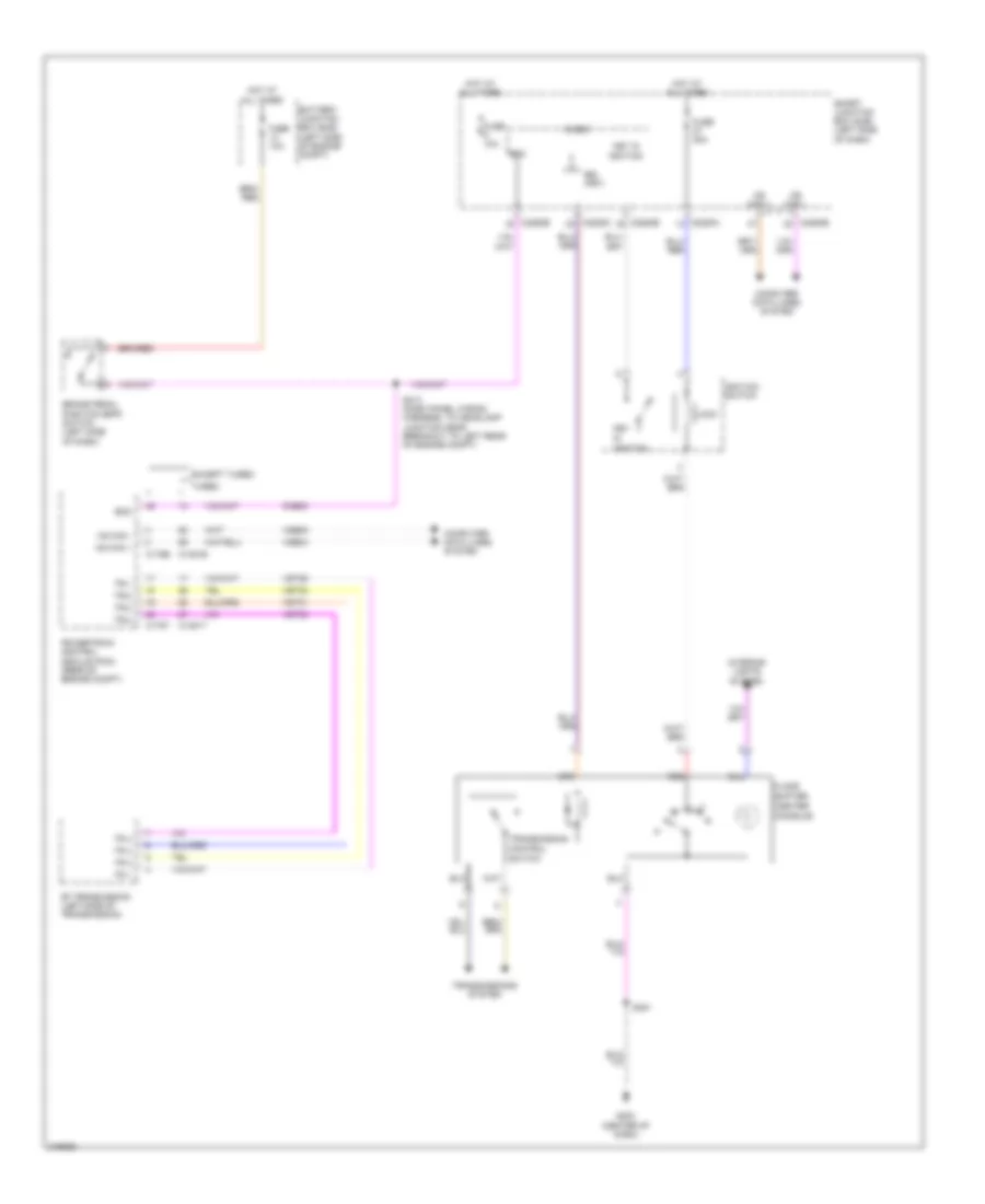 Shift Interlock Wiring Diagram for Ford Flex Limited 2010
