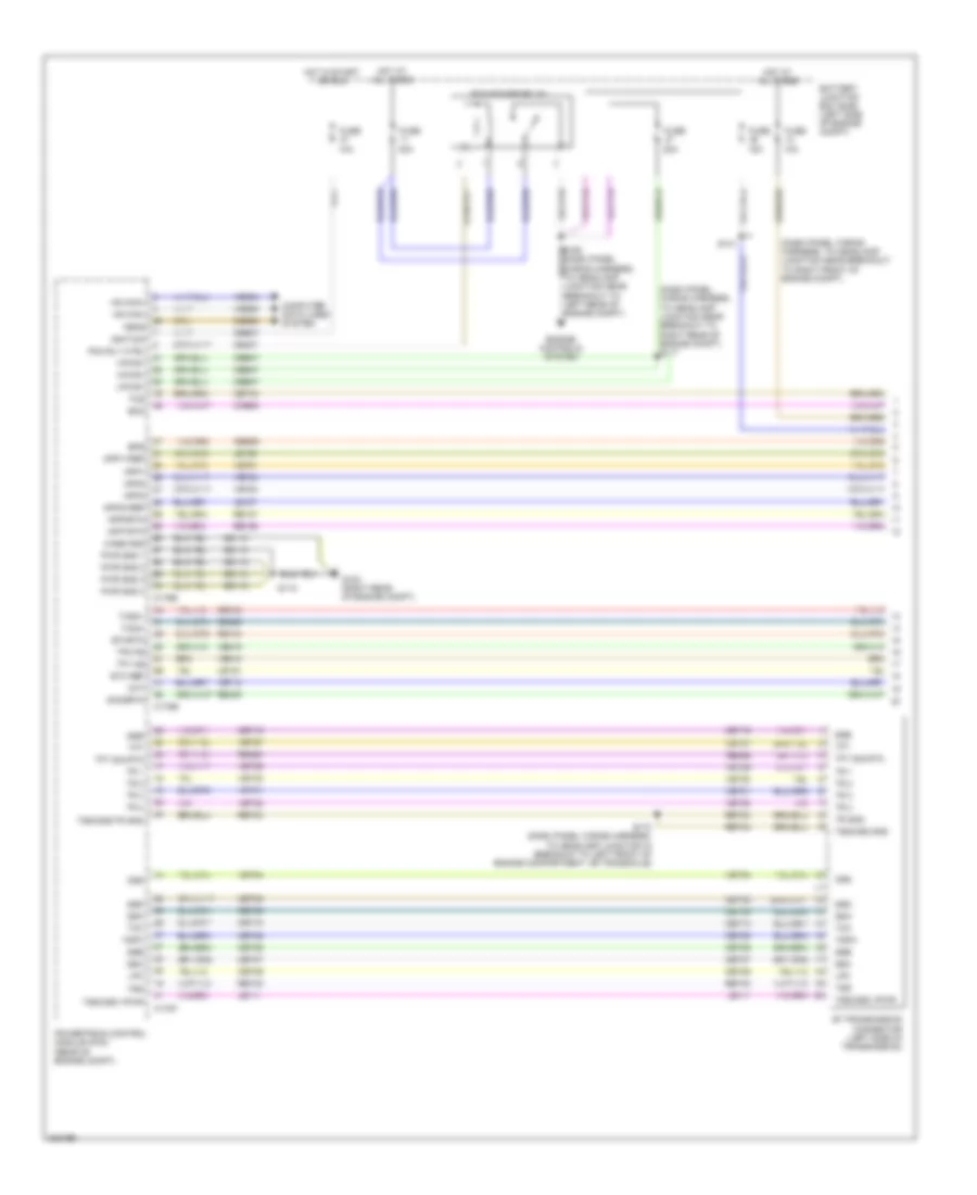 3 5L A T Wiring Diagram 1 of 2 for Ford Flex Limited 2010