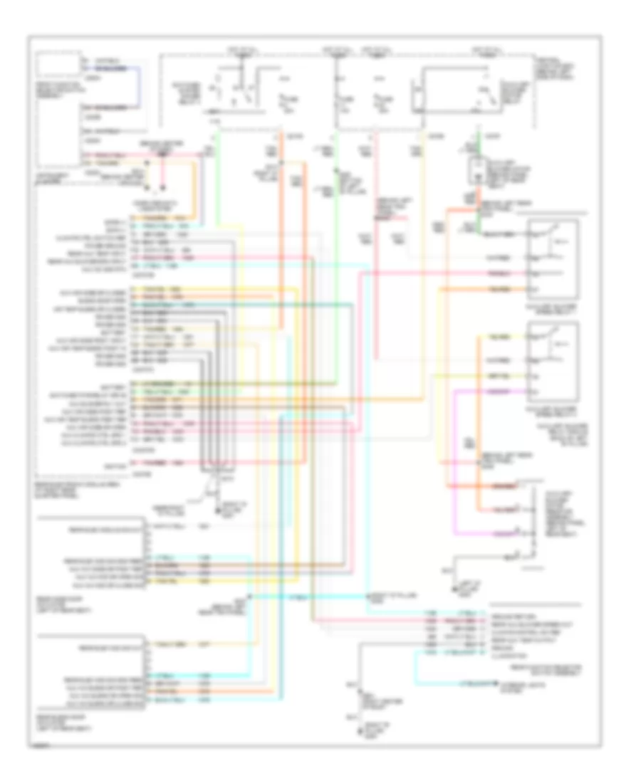 Manual A C Wiring Diagram Rear A C for Ford Windstar SEL 2002