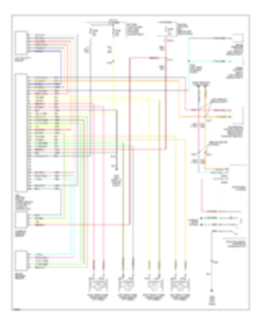 Anti lock Brake Wiring Diagrams with IVD for Ford Windstar SEL 2002