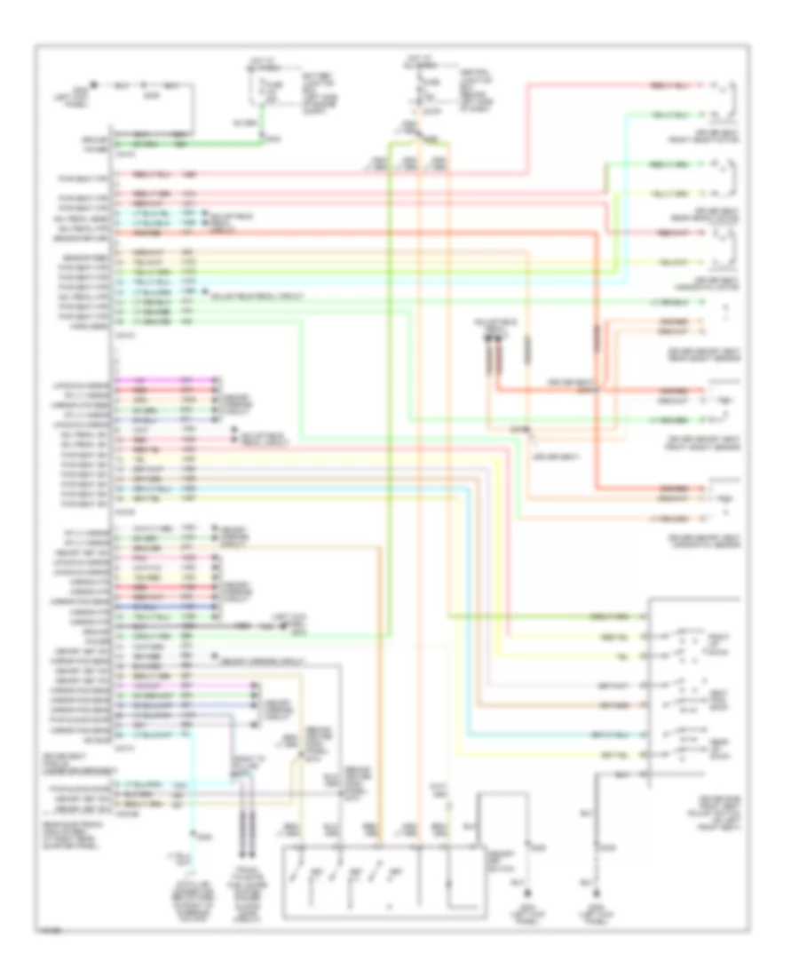 Driver s Memory Seat Wiring Diagram for Ford Windstar SEL 2002