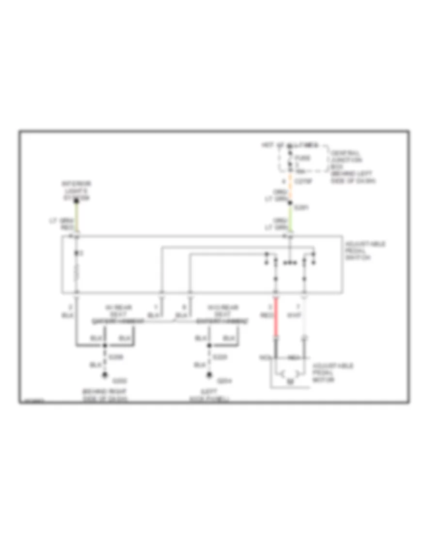 Adjustable Pedal Wiring Diagram for Ford Windstar SEL 2002