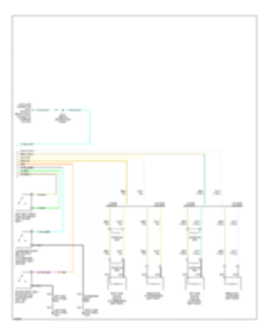 Supplemental Restraint Wiring Diagram 2 of 2 for Ford Windstar SEL 2002