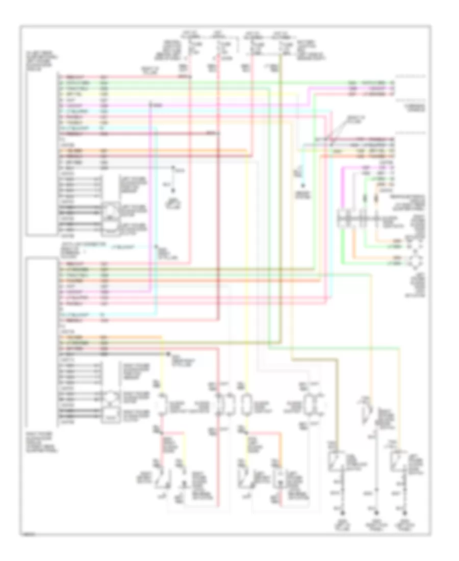 Power Sliding Door Wiring Diagram for Ford Windstar SEL 2002