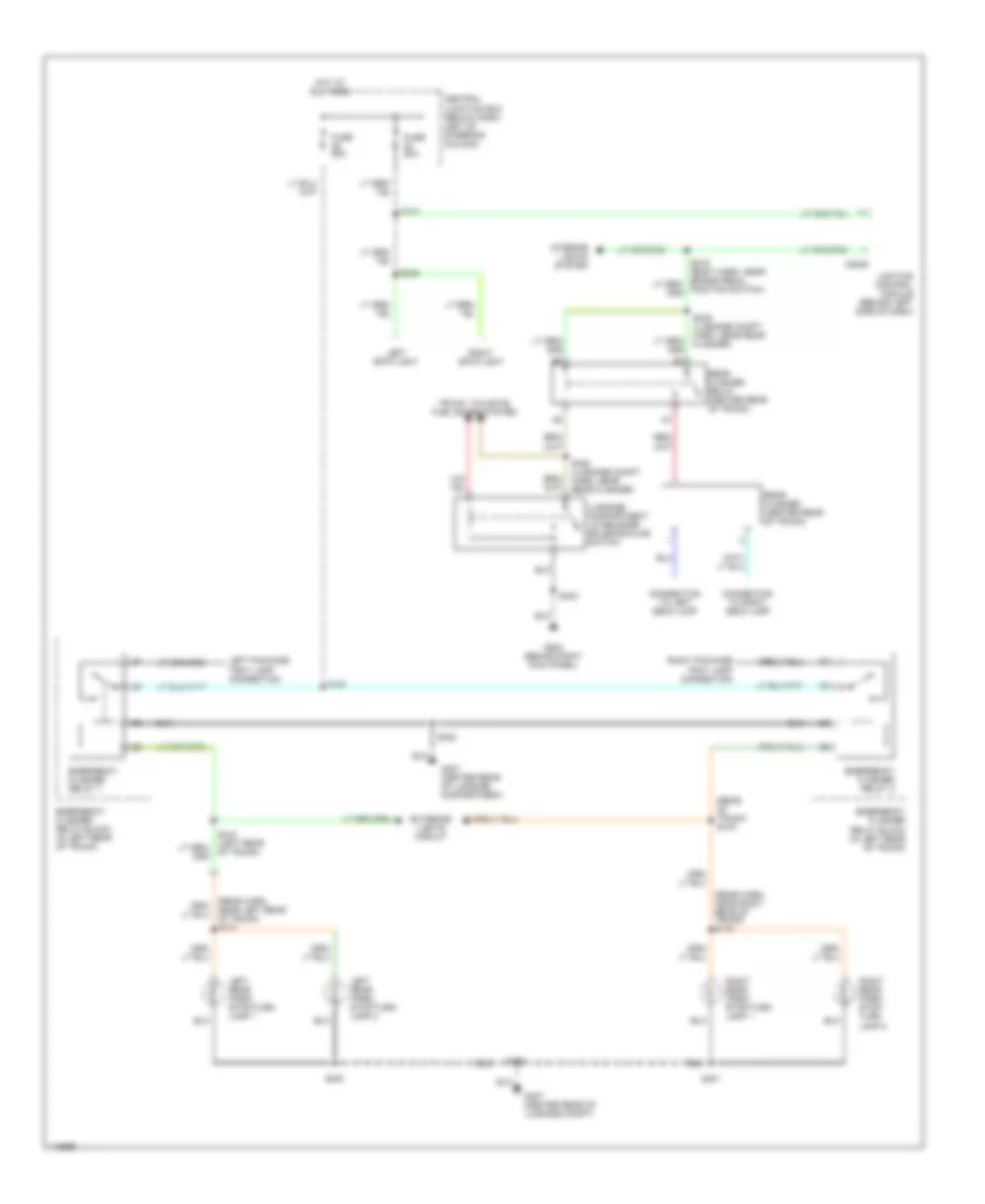 Accessory Lamps Wiring Diagram Police Option for Ford Crown Victoria Police Interceptor 2001