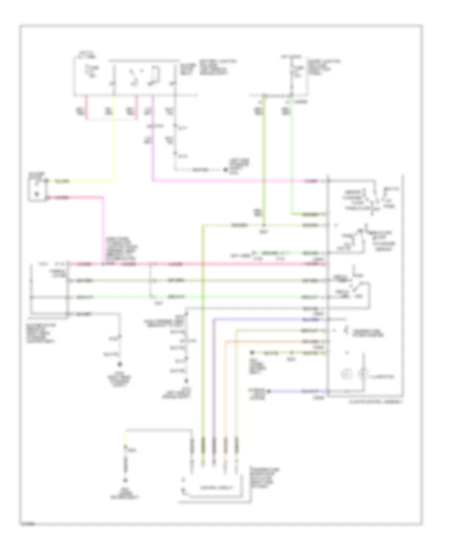 Heater Wiring Diagram for Ford Ranger 2011
