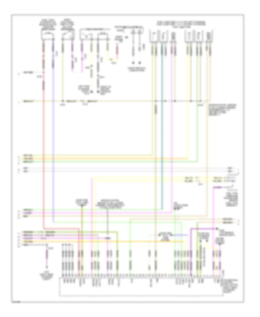 4.0L, Engine Performance Wiring Diagram (3 of 4) for Ford Ranger 2011