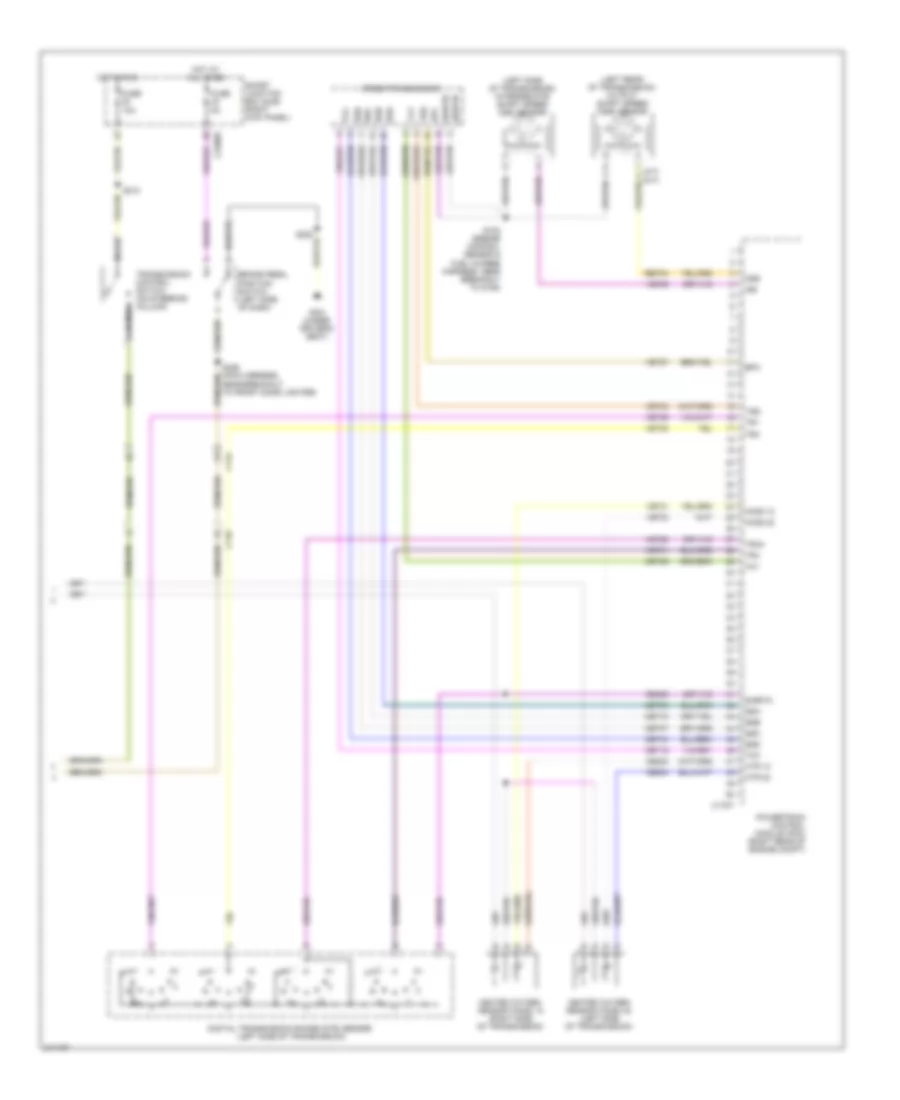 4.0L, Engine Performance Wiring Diagram (4 of 4) for Ford Ranger 2011