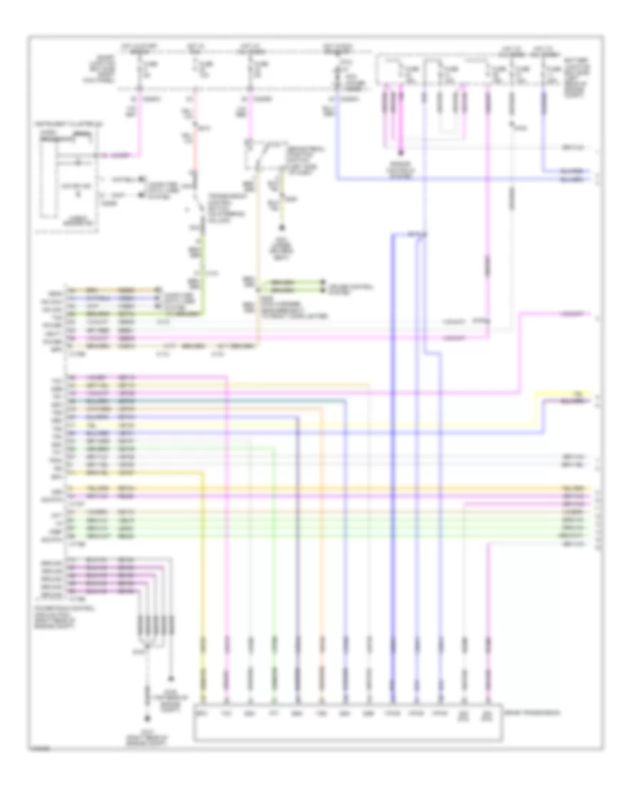 2 3L A T Wiring Diagram 1 of 2 for Ford Ranger 2011
