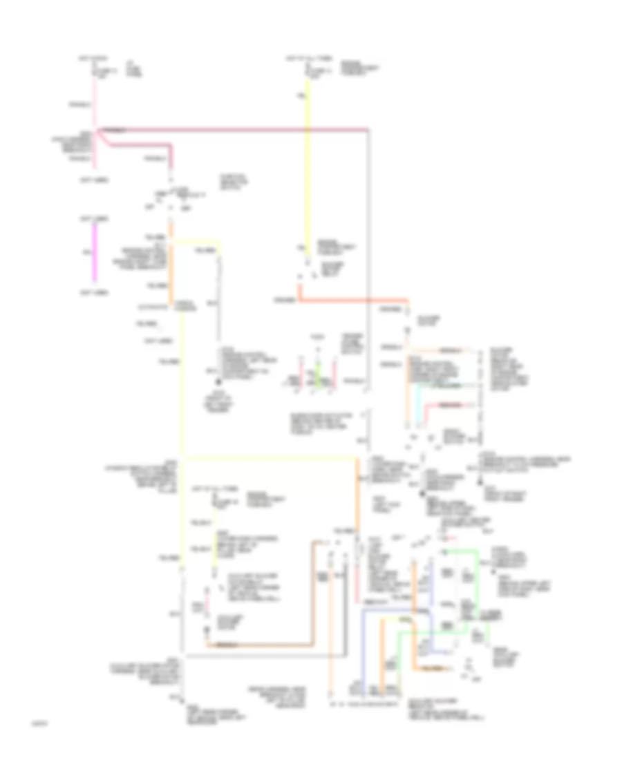 Heater Wiring Diagram for Ford Cutaway E350 Super Duty 1999
