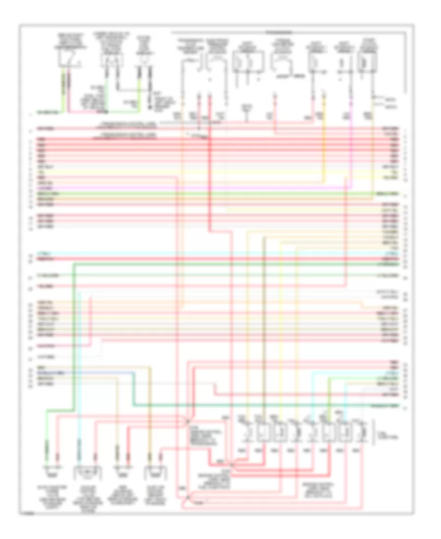 5.4L, Engine Performance Wiring Diagram (3 of 4) for Ford Cutaway E350 Super Duty 1999