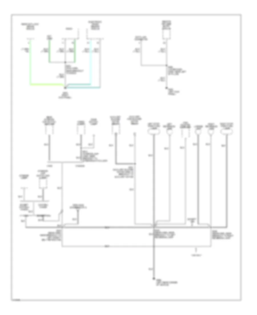 Ground Distribution Wiring Diagram (4 of 4) for Ford Cutaway E350 Super Duty 1999