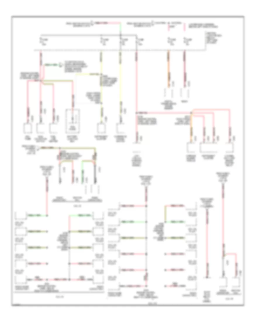 Power Distribution Wiring Diagram (4 of 5) for Ford Cutaway E350 Super Duty 1999